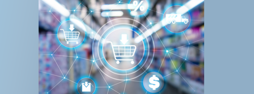 A depiction of how onine retail works