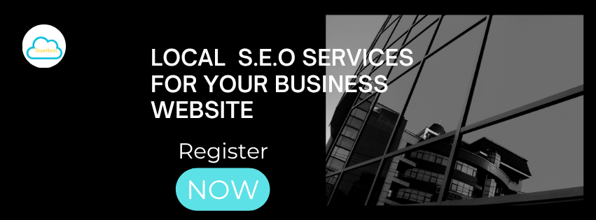 A cta for truehosts local seo services for pk domain websites