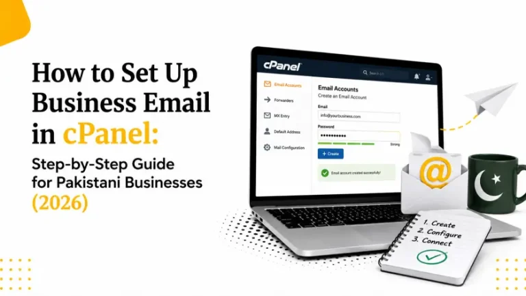 How to Set Up Business Email in cPanel: Step-by-Step Guide for Pakistani Businesses (2026)