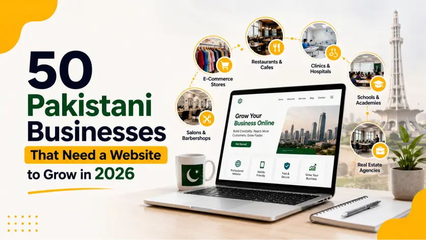 50 Pakistani Businesses That Need a Website to Grow in 2026