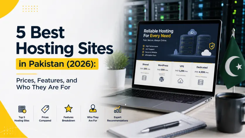 5 Best Hosting Sites in Pakistan (2026): Prices, Features, and Who They Are For