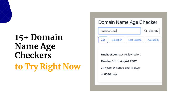 15+ Domain Name Age Checkers to Try Right Now