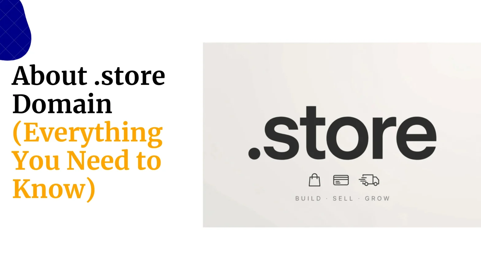 about .store domain
