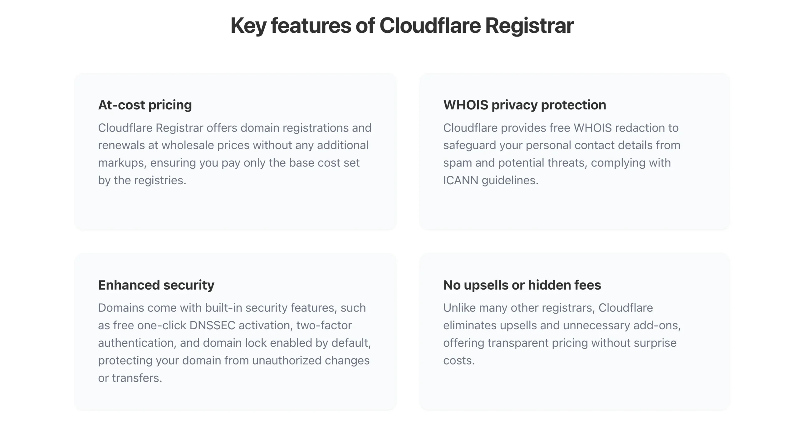 Best Domain Registrars in Pakistan: Cloudflare Registrar