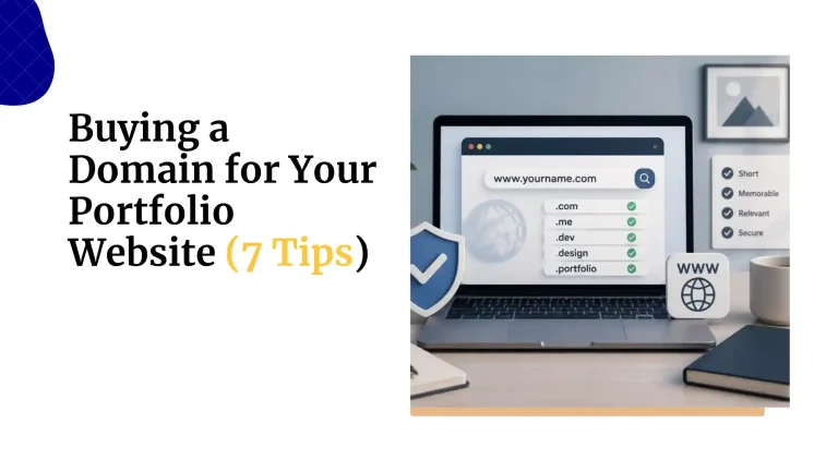 Buying a Domain for Your Portfolio Website (7 Tips)