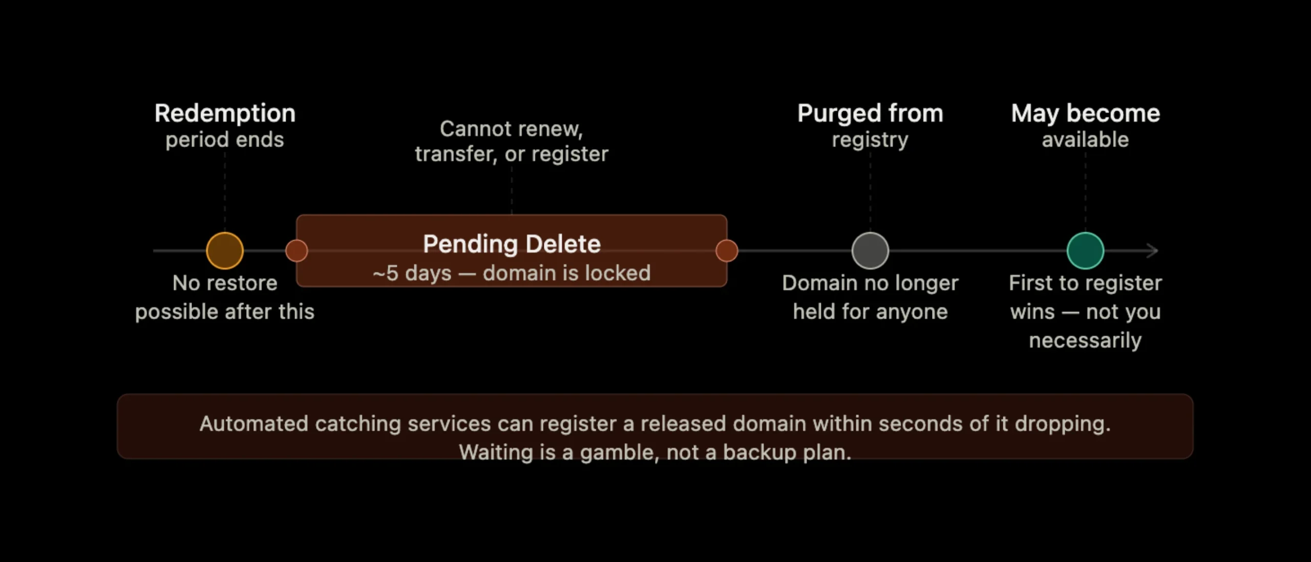 Buying a Domain in Redemption Period: Cycle