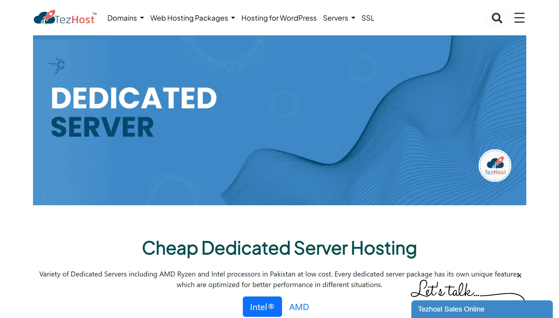 Cheapest Dedicated Server Providers-TezHost