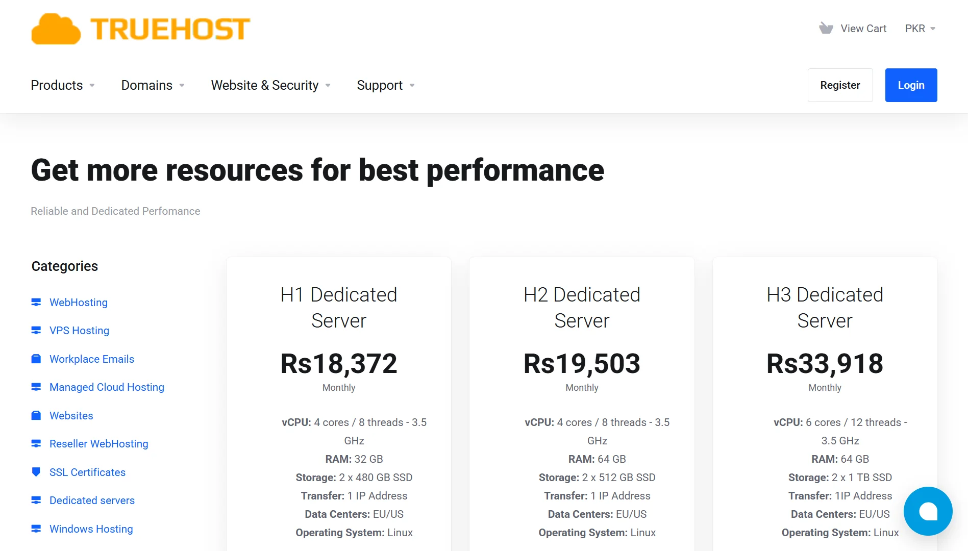 Cheapest Dedicated Server Providers- Truehost