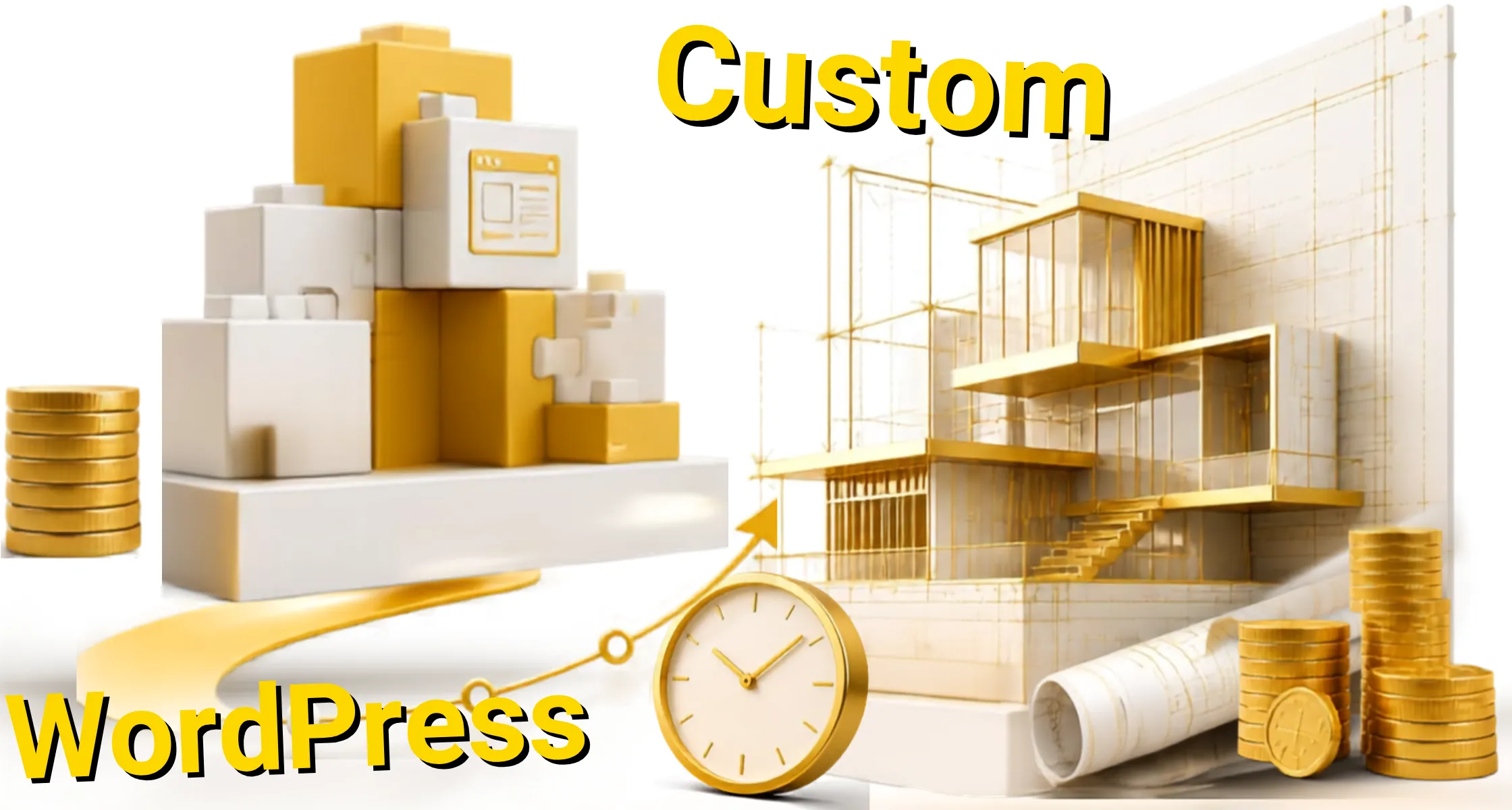 Custom Website vs WordPress Cost and Time to Launch