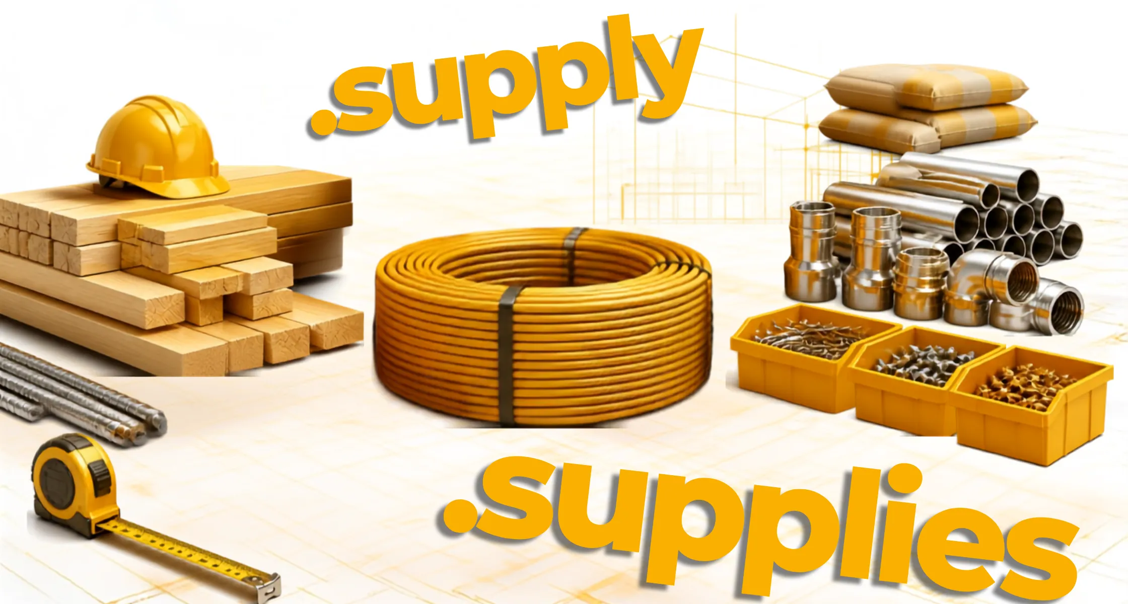 Domain Names for Building and Construction .supply and .supplies