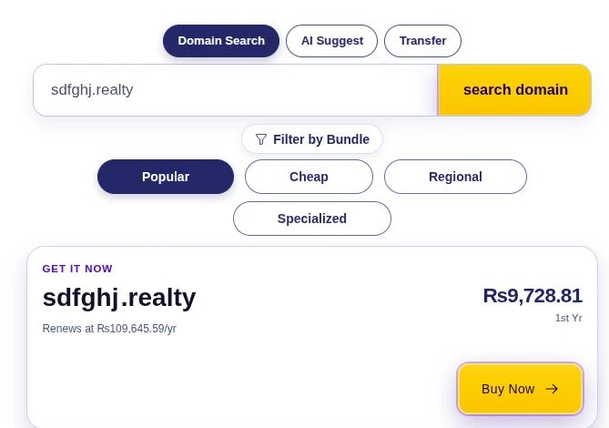 Domains for Real Estate Websites