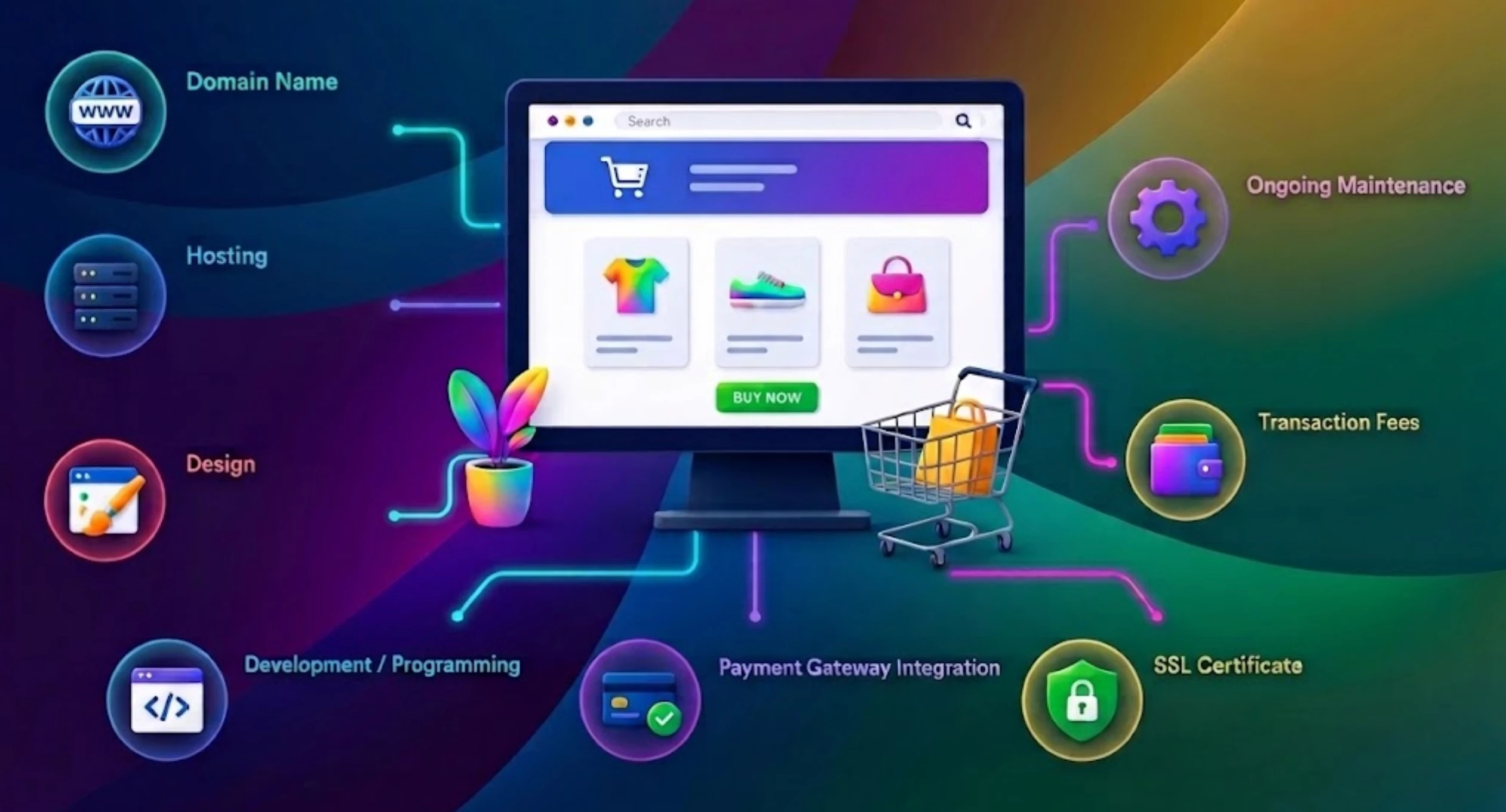 Ecommerce Website Cost: What you pay for
