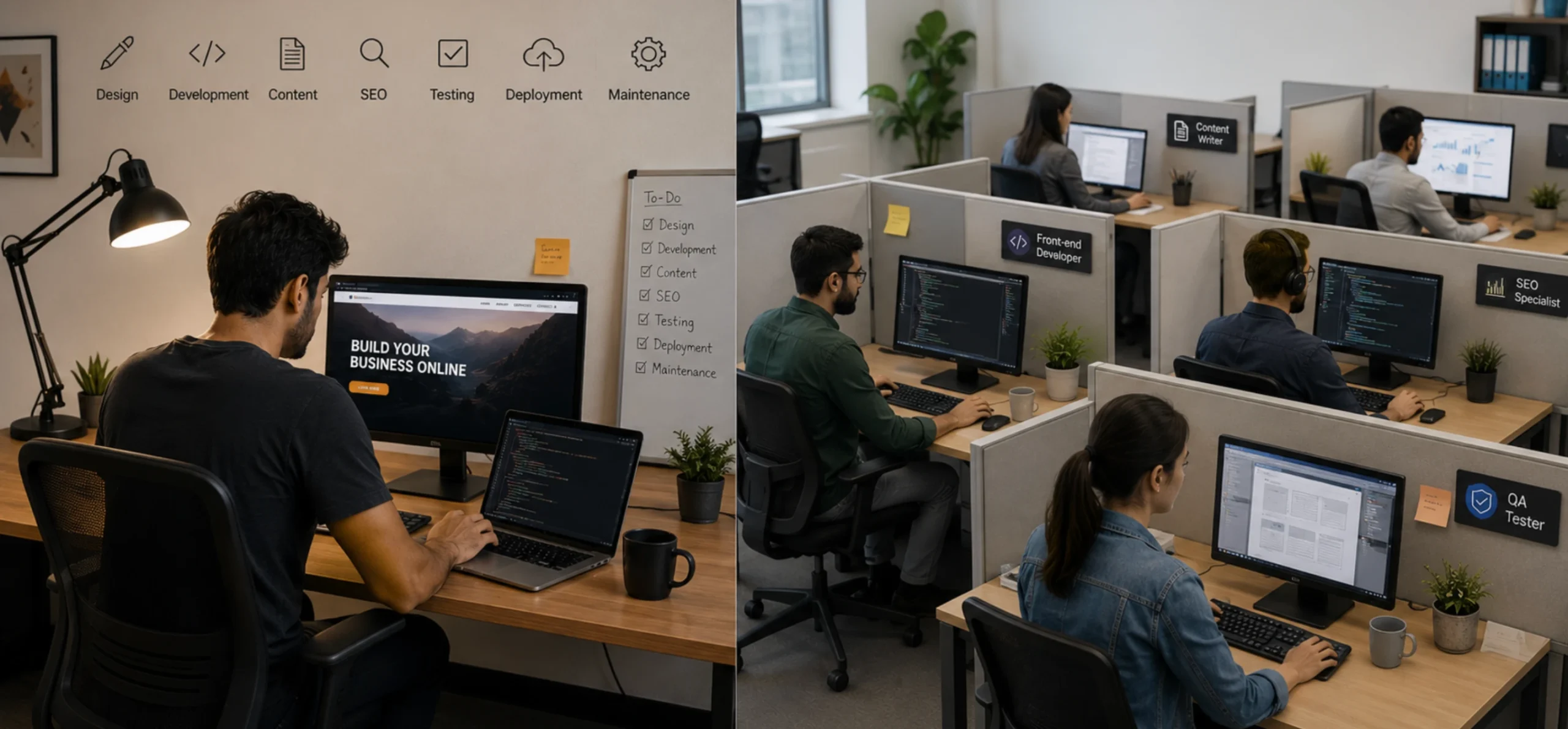 Freelancer vs Web Design Agency: Difference