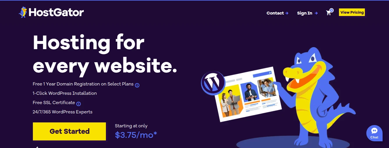 Hostgator wordpress hosting pricing