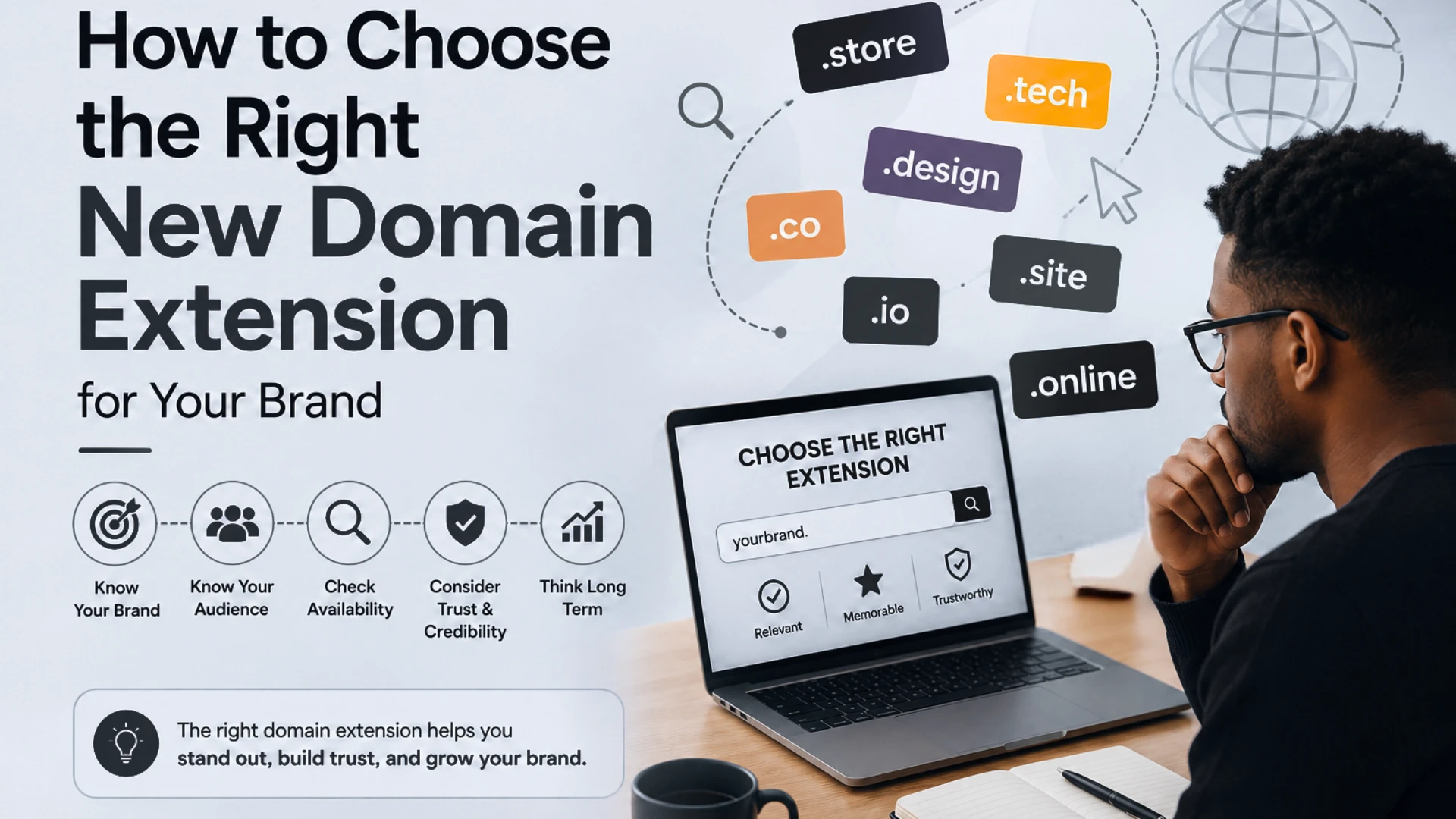 How to Choose the Right New Domain Extension for Your Brand