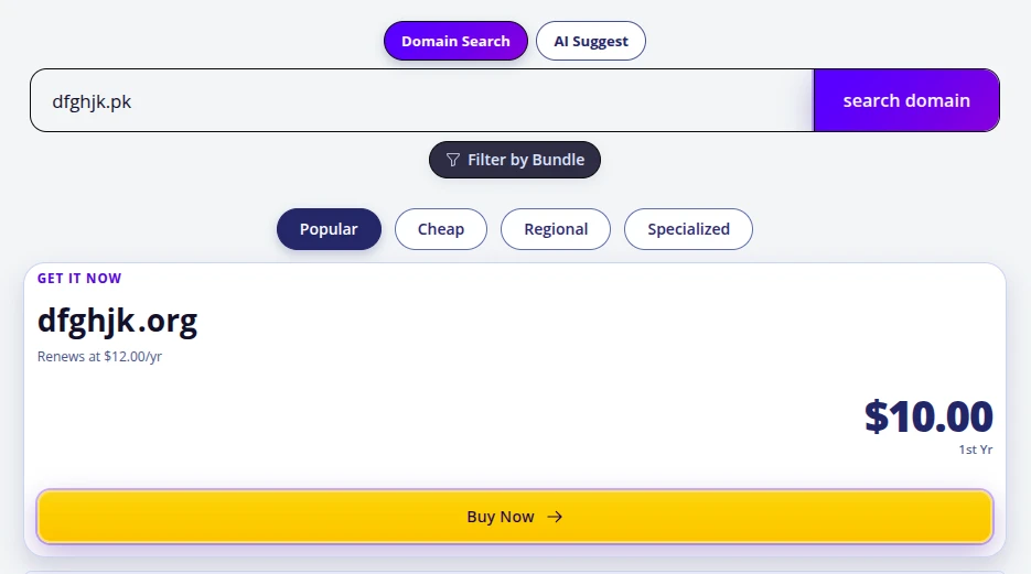 Olitt domain registration pricing 