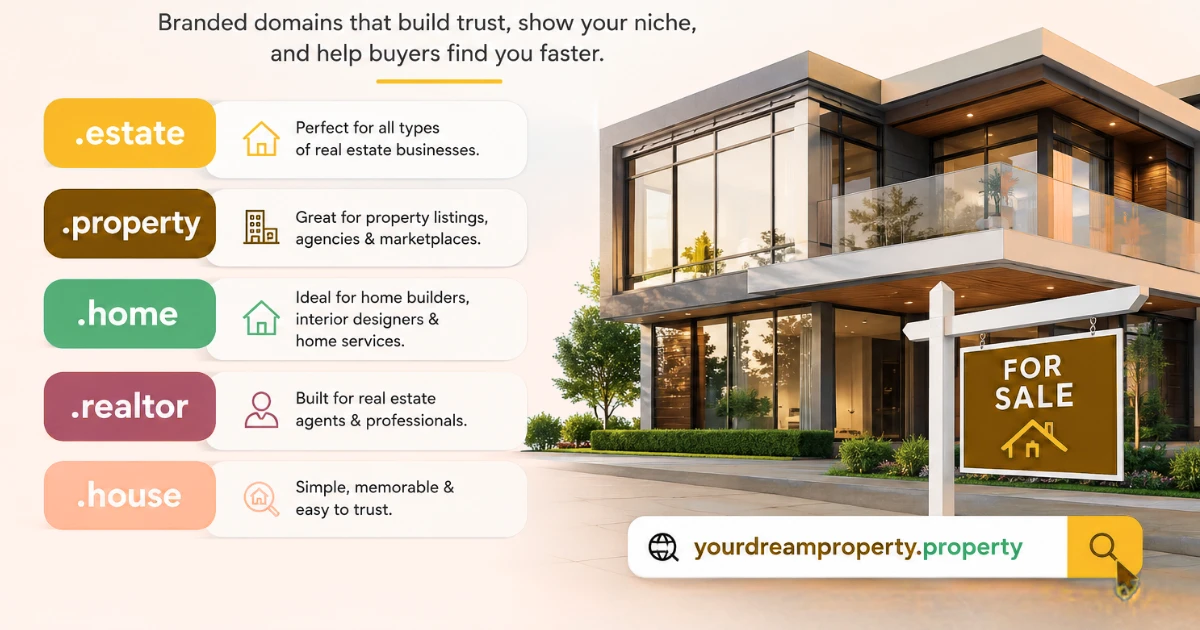 Real Estate–Specific gTLDs