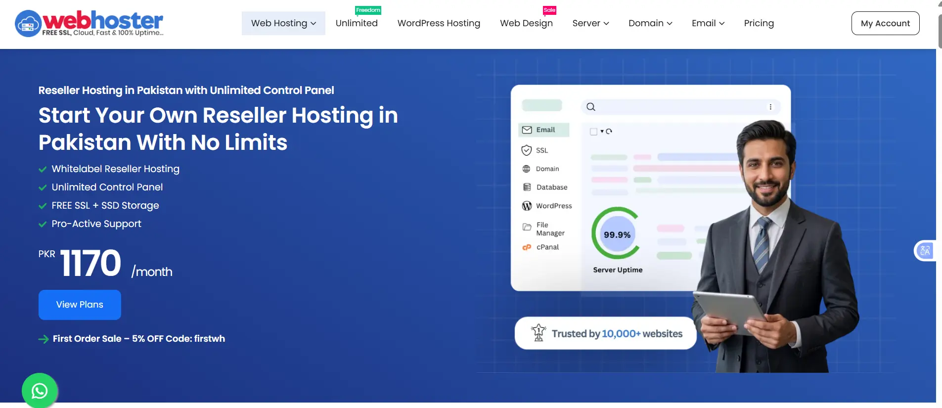 Reseller Hosting Prices in Pakistan
