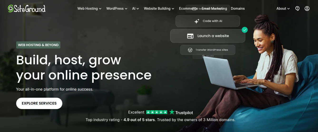 Siteground wordpress hosting