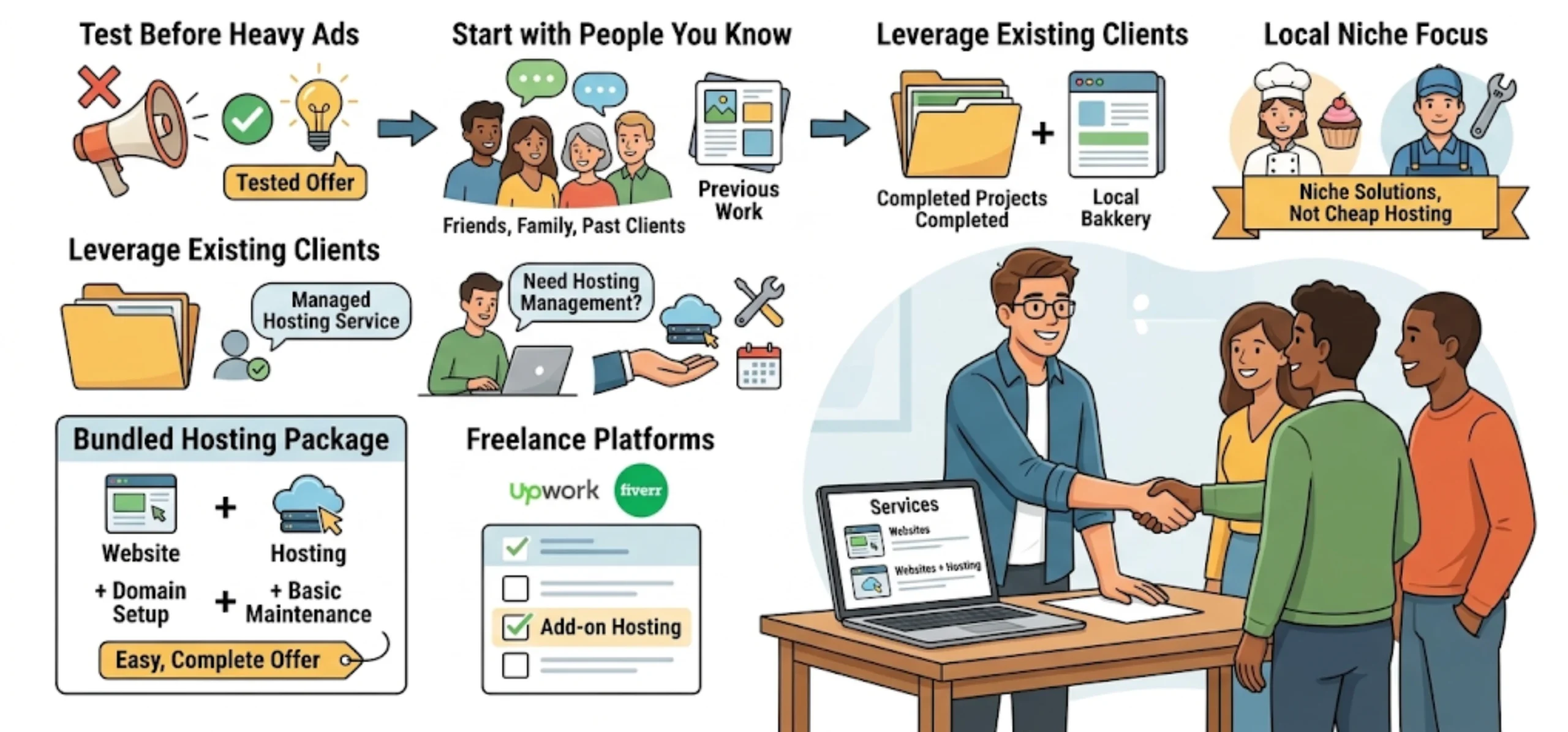 Start a Web Hosting Business: First Customers