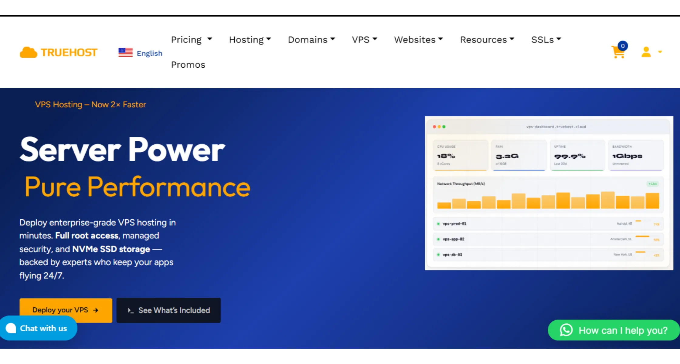VPS Prices in Pakistan Truehost