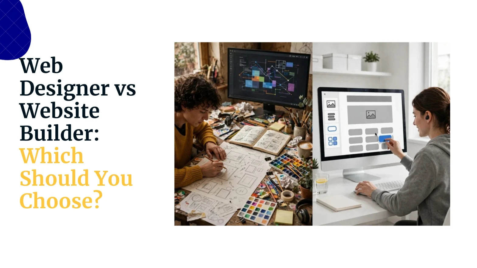 Web Designer vs Website Builder