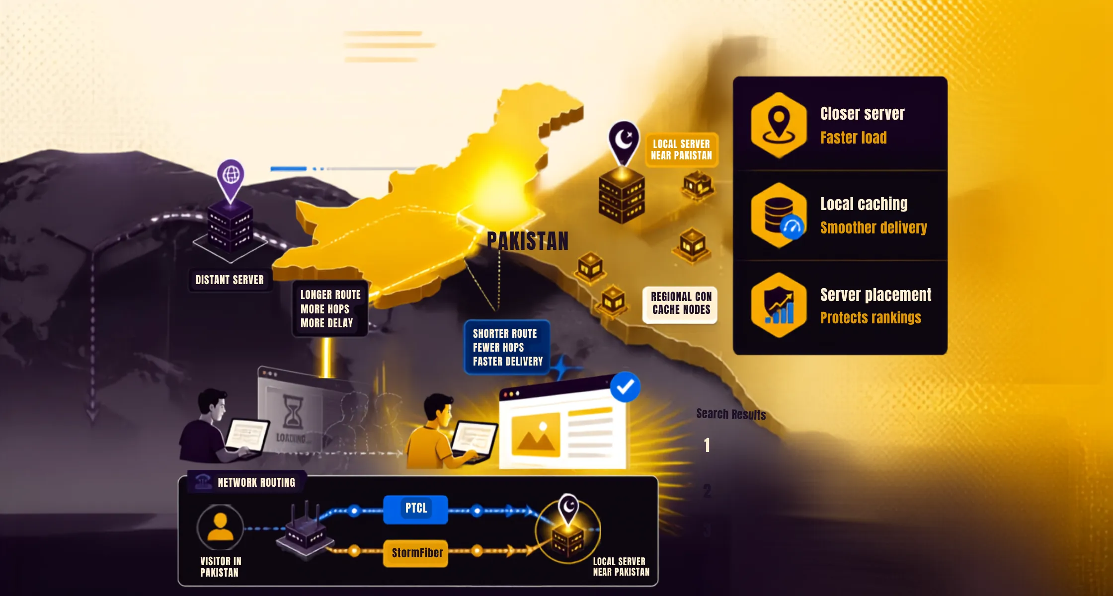 Web Hosting Service Compare Server Local Load Speed