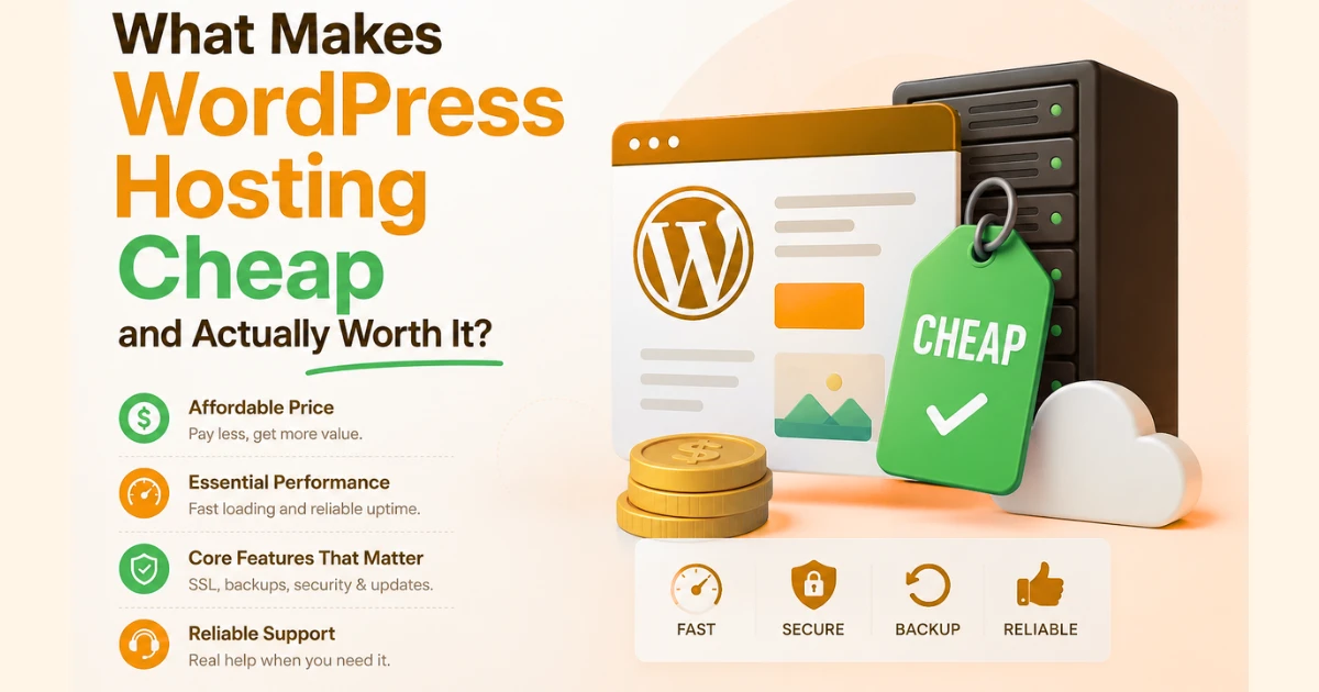 What Makes WordPress Hosting Cheap and Actually Worth It