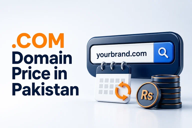 .COM Domain Price in Pakistan: Registration and Renewal Costs — com domain price in pakistan featured