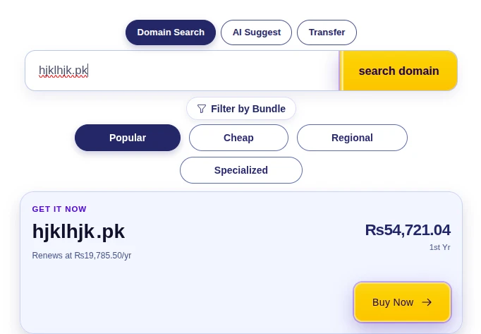 domain registration pricing