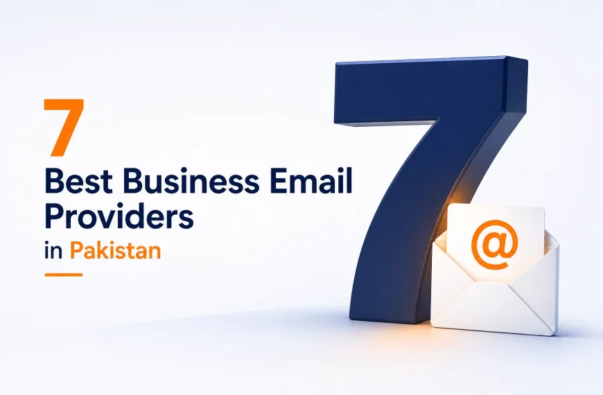 7 Best Business Email Service Providers in Pakistan (2026) — email hosting services pakistan featured