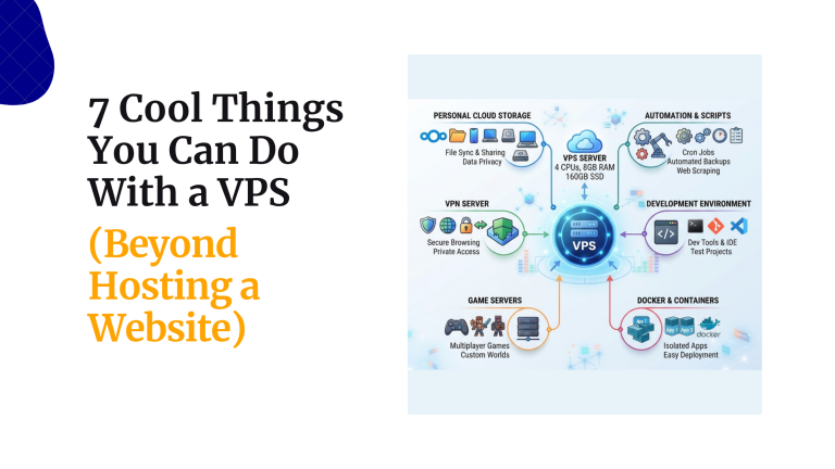 7 Cool Things You Can Do With a VPS (Beyond Hosting a Website)