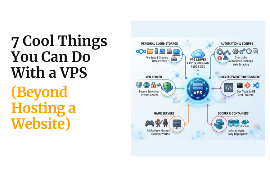 7 Cool Things You Can Do With a VPS (Beyond Hosting a Website)