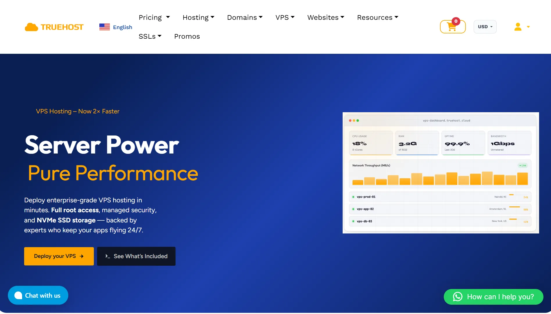 Best VPS Hosting for Freelancers- Truehost