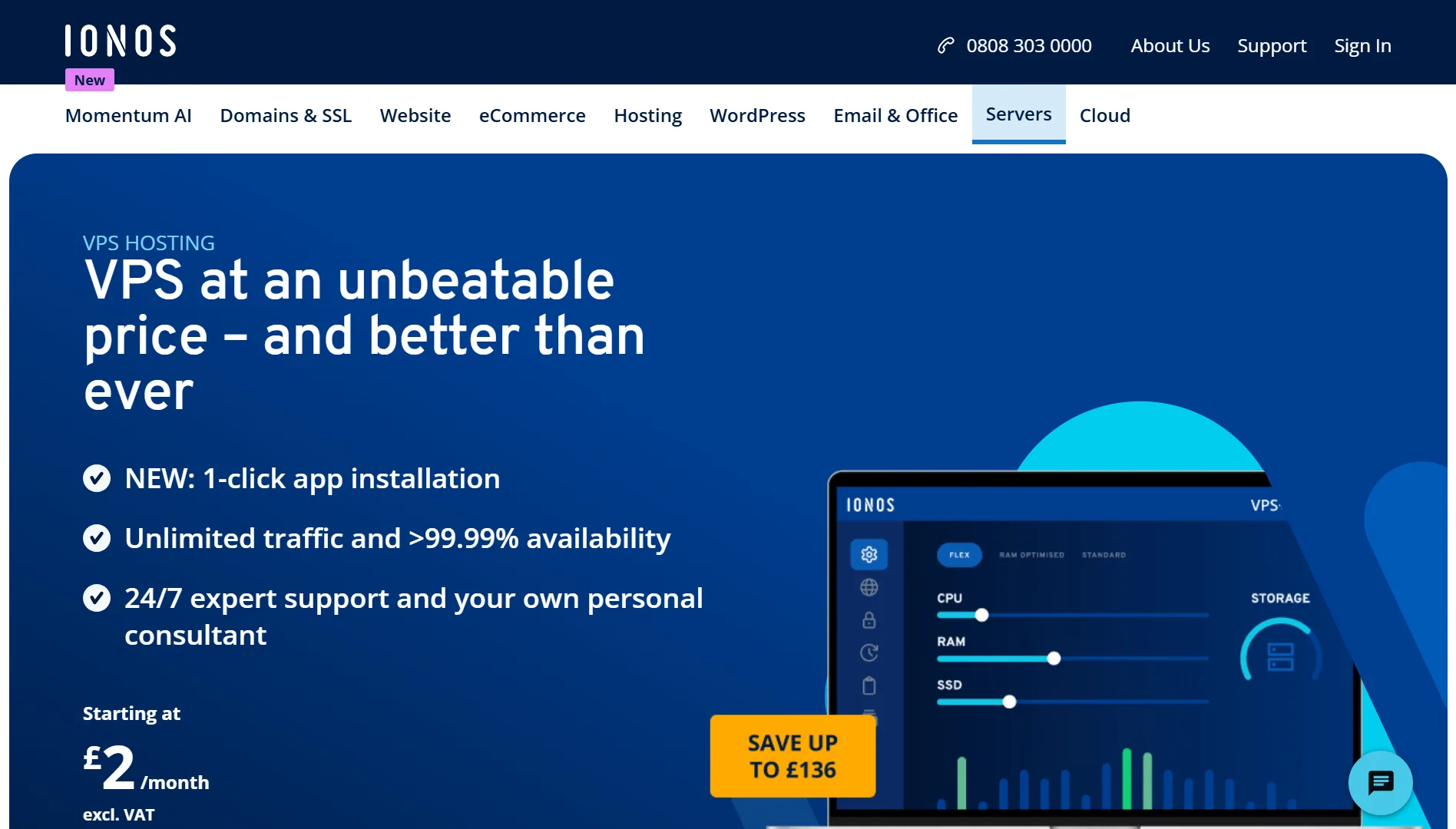 Best VPS for Email Hosting- IONOS