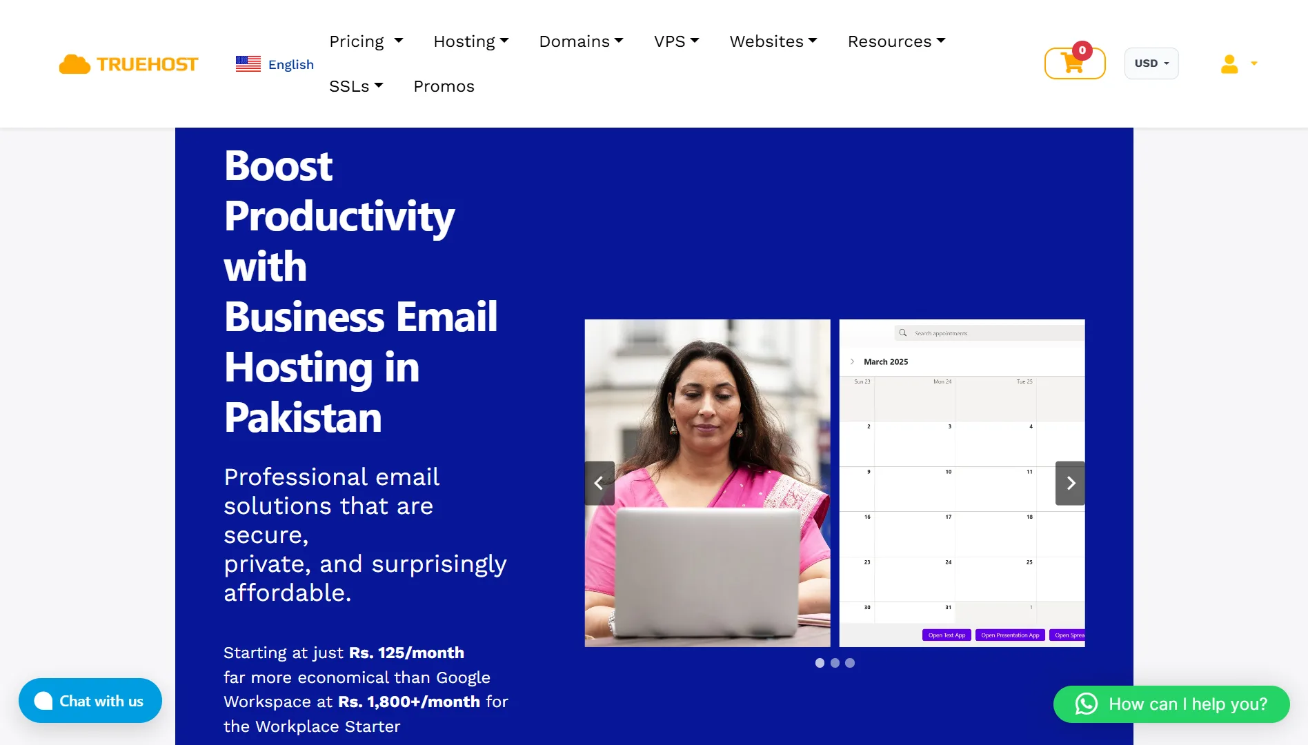 Best VPS for Email Hosting- Truehost
