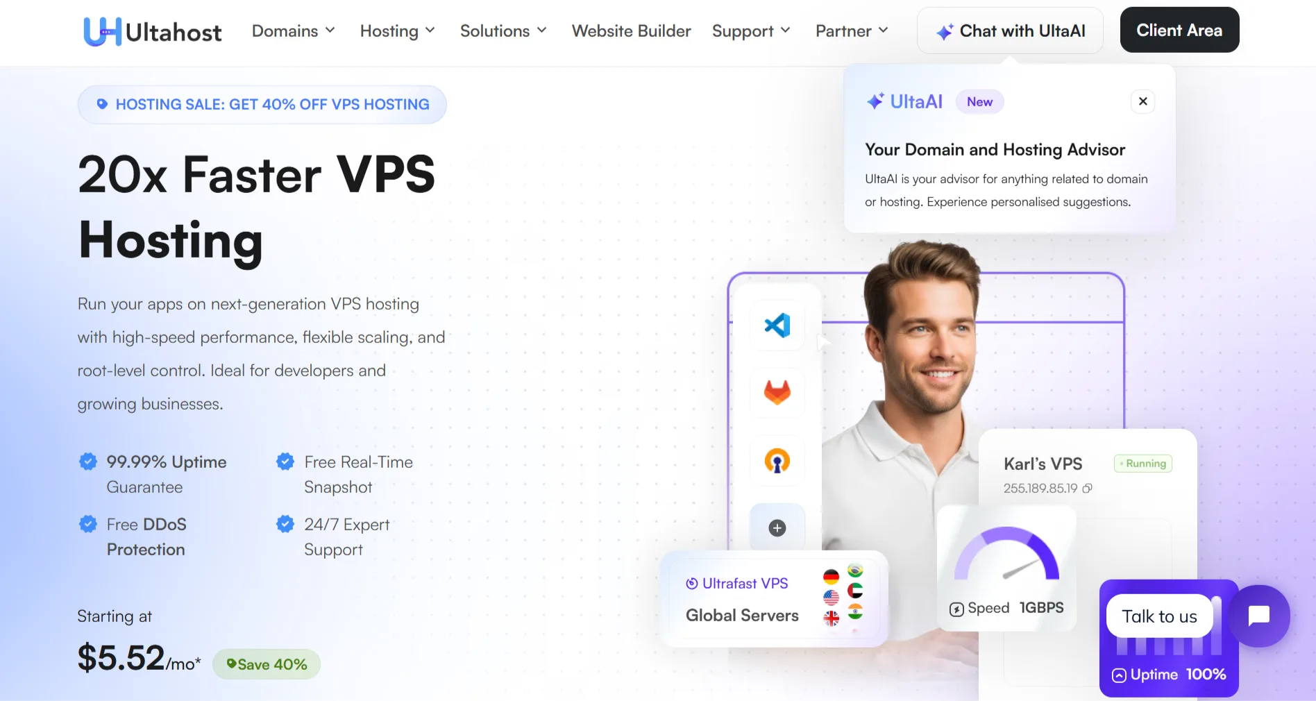 Best VPS for Email Hosting- Ultahost