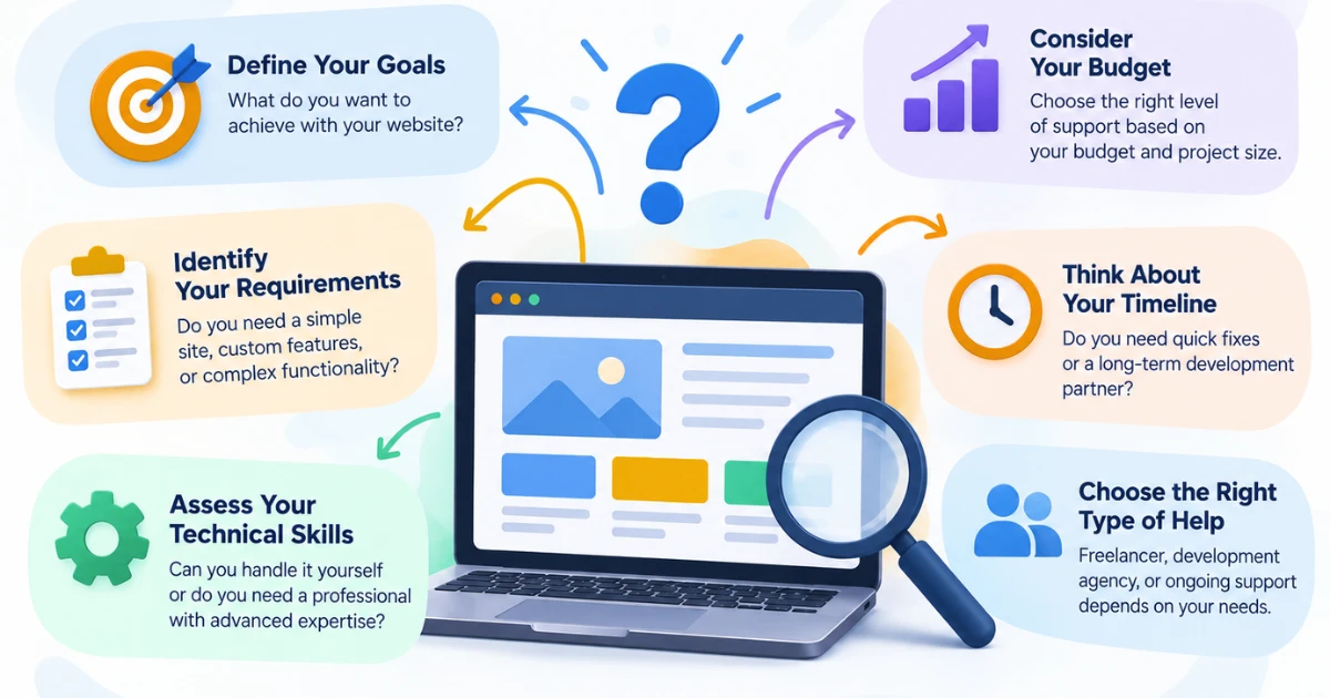 How to Decide What Type of Website Development Help You Need