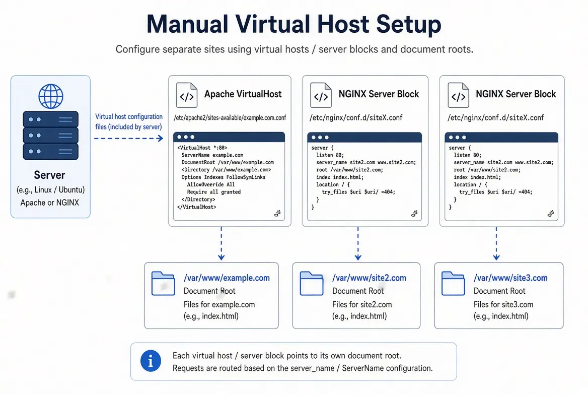 host multiple websites on a dedicated server