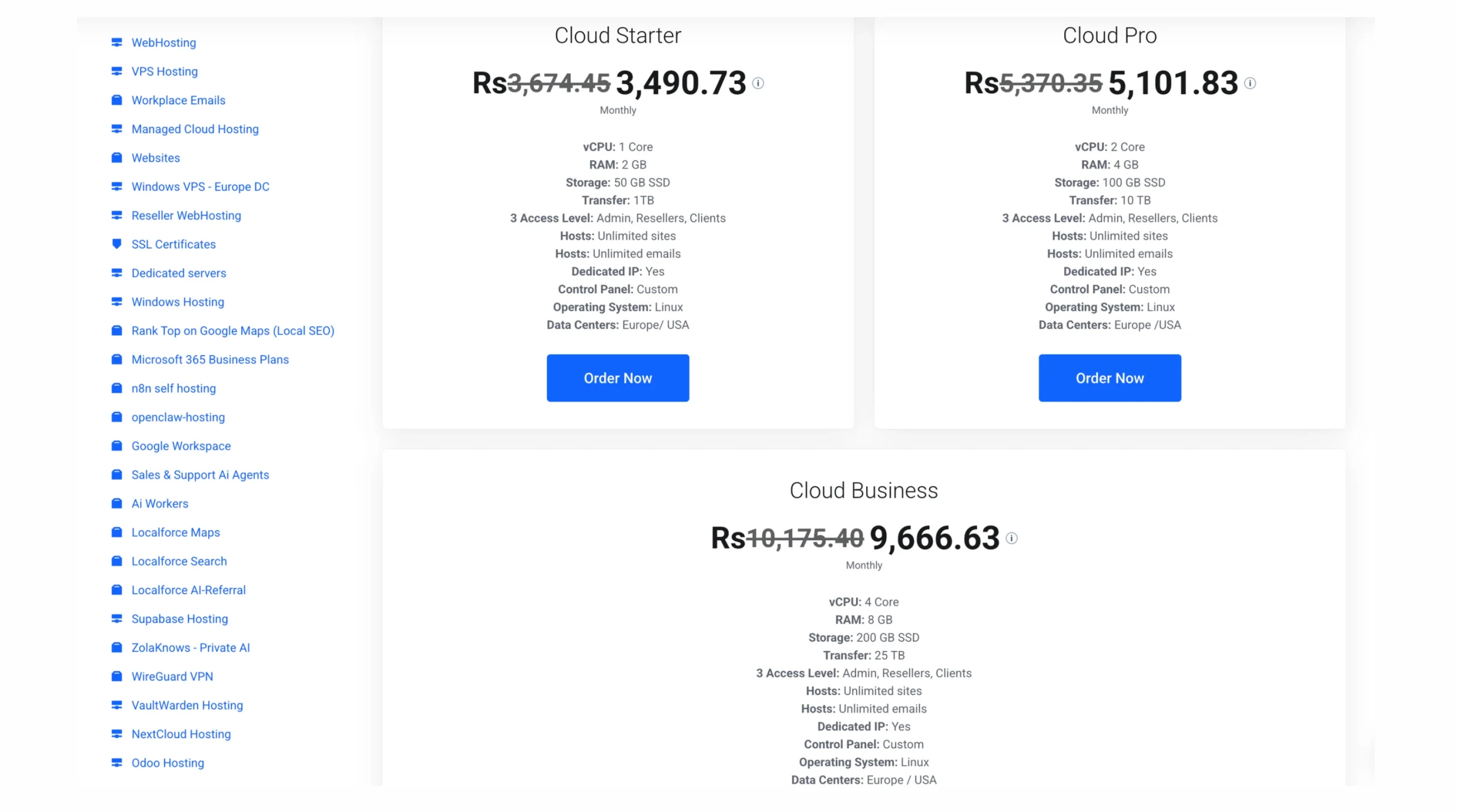Managed VPS Hosting Plans and Prices: Truehost