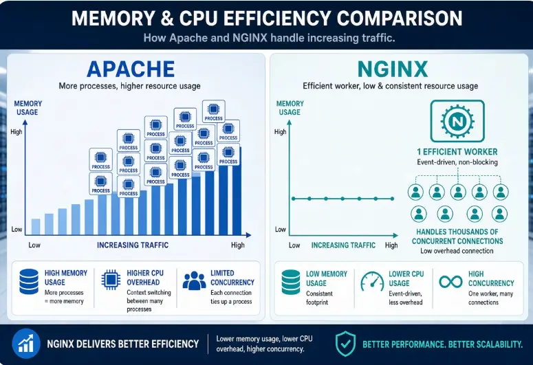 NGINX Hosting Panels Perform Faster Than Apache