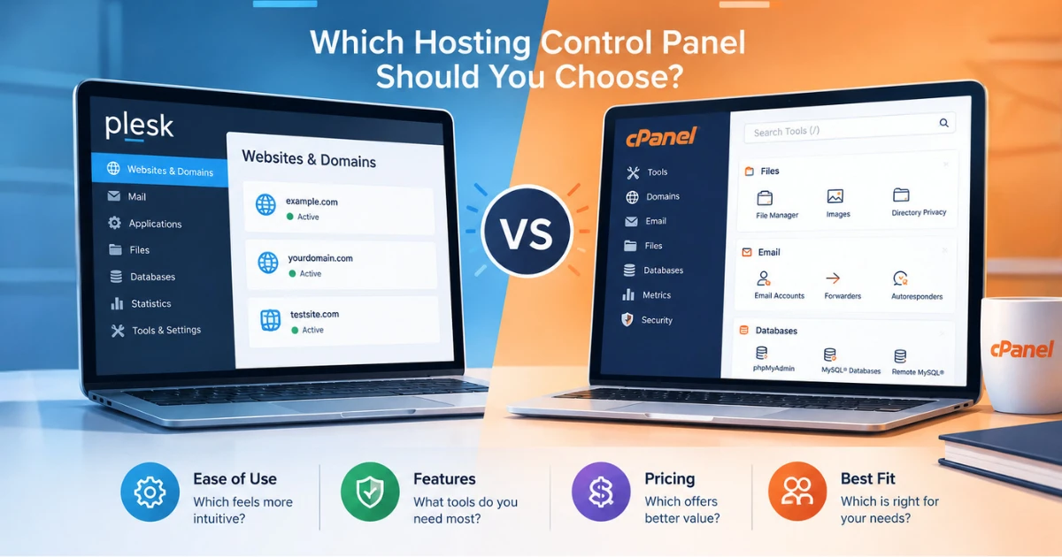 Plesk vs cPanel Which Hosting Control Panel Should You Choose