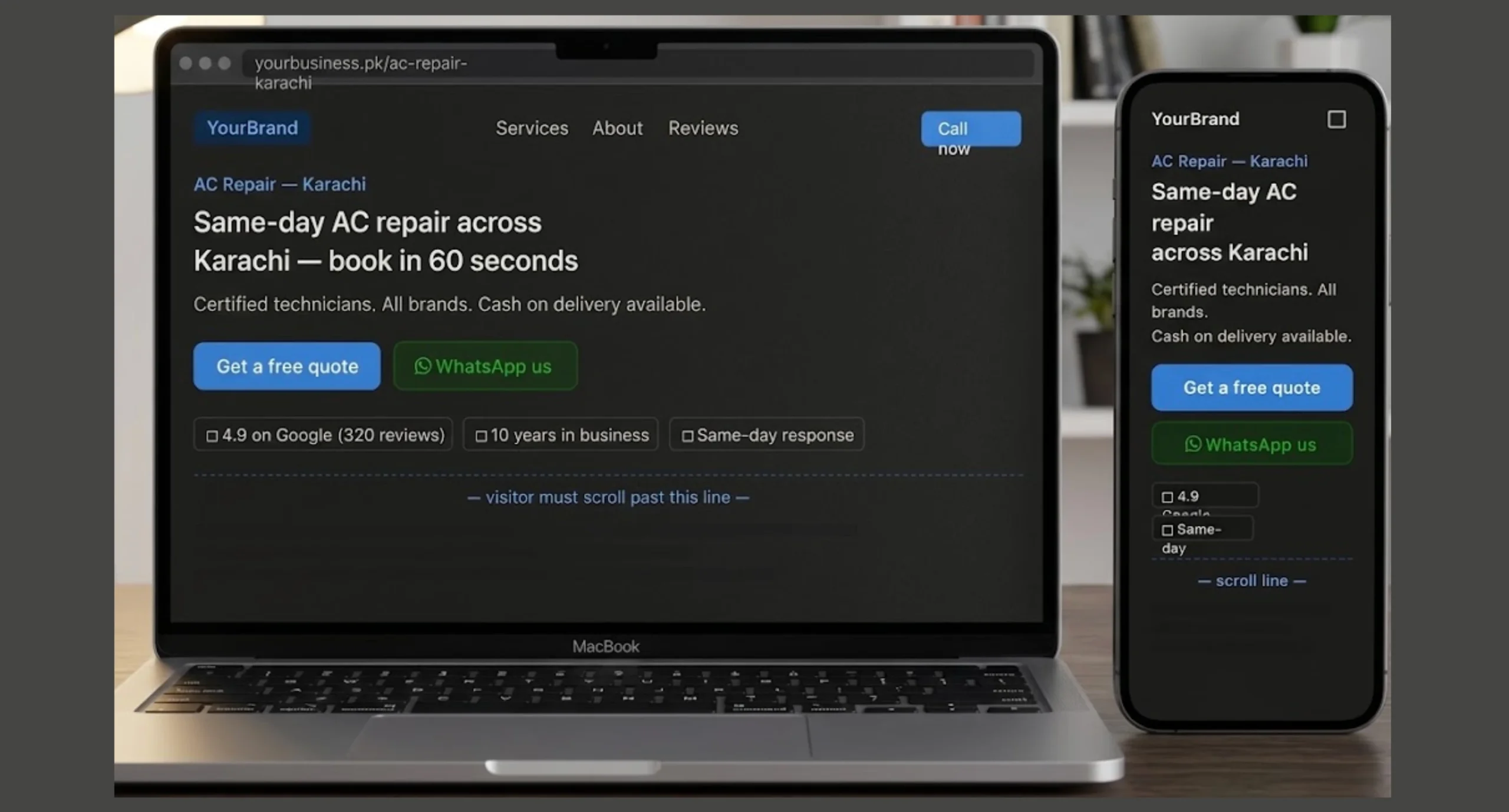 Prepare Your Website Before Running Ads: Screen