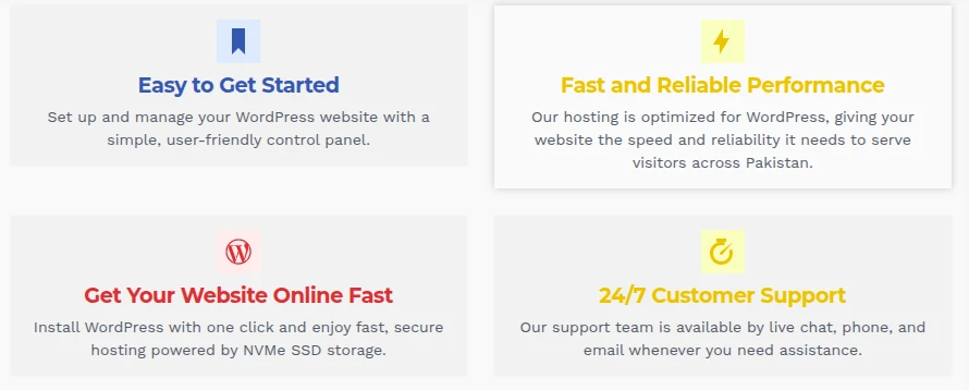 Truehost wordpress hosting features