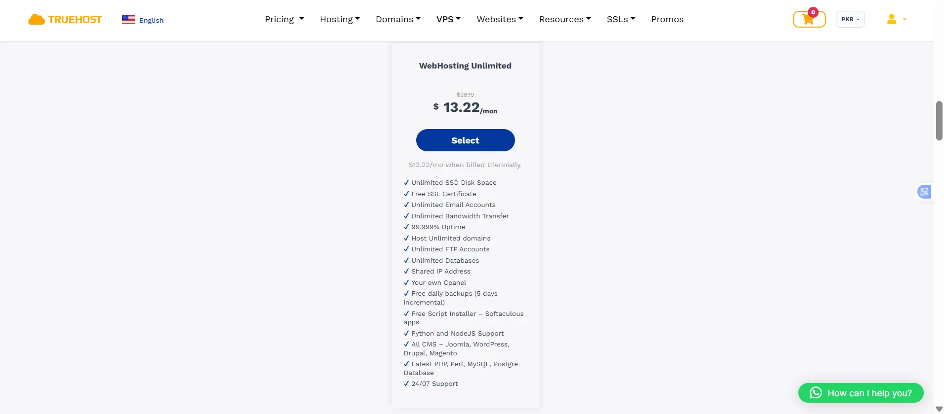 Unlimited Hosting Providers
