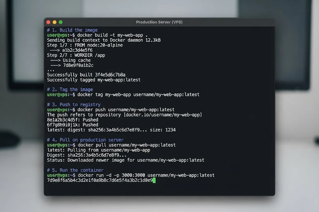 Use Docker for Web Hosting and Deployment: Production server