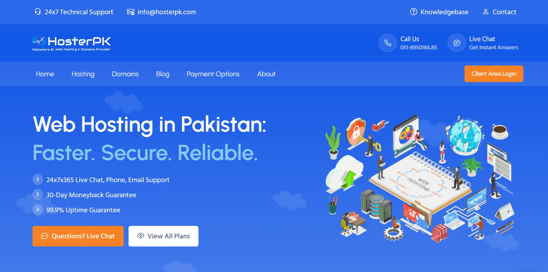 Web Hosting for Multiple Websites- HosterPK