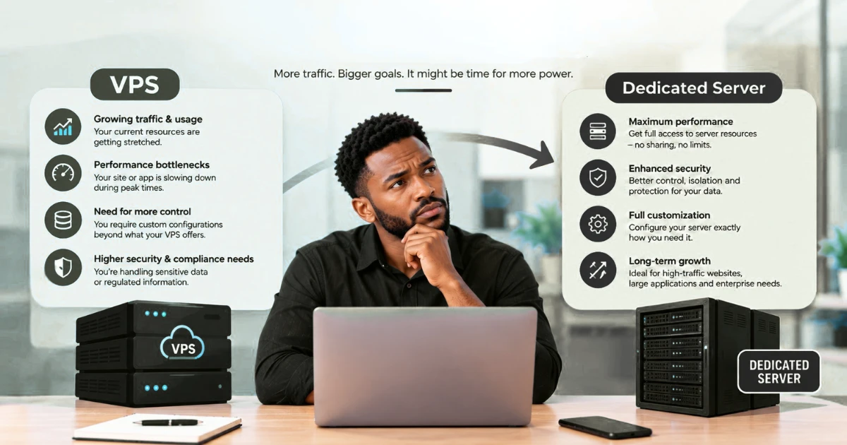 When Should You Upgrade From VPS to a Dedicated Server