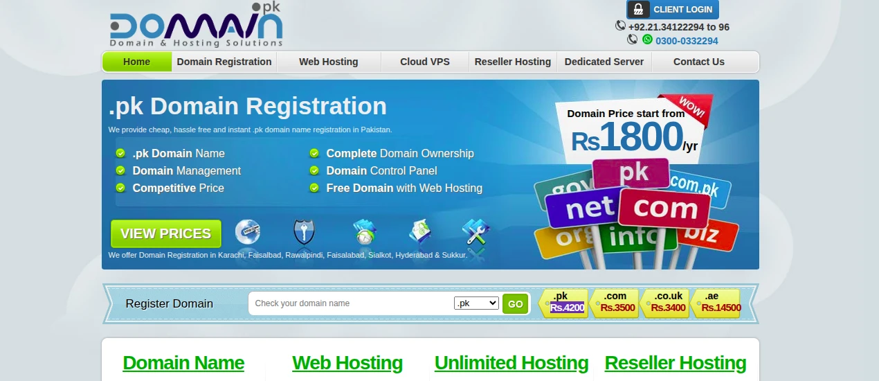 domain.pk pk domains 