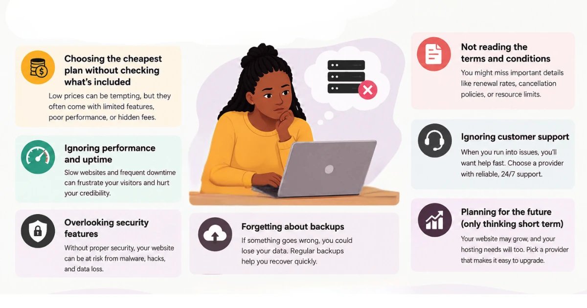 Common Web Hosting Mistakes Beginners Should Avoid